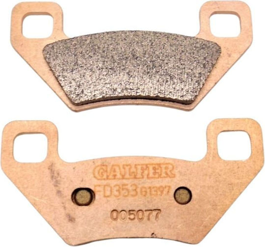 Motorradbremsbeläge Vorderseite Rückseite Galfer Sintered Compound Fd353g1397