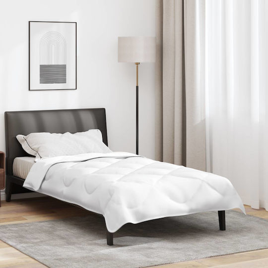 vidaXL Pătură Canapea 135x220 cm Alb