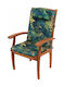 Garden Chair Cushion with Backrest Green Grass