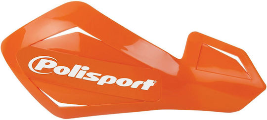 Προστατευτικές Χούφτες Μηχανής Polisport Freeflow Lite Πορτοκαλι Πλαστικο