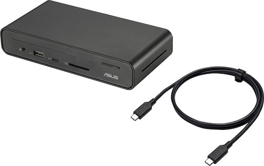 Asus DC301 USB-C Docking Station με 4K PD Ethernet Μαύρο