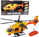 Lean Toys Rescue Remote Controlled Helicopter Orange