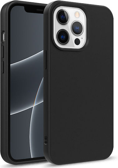 Matt Задна корица Силикон Черен (OPPO RENO 12F 5G)
