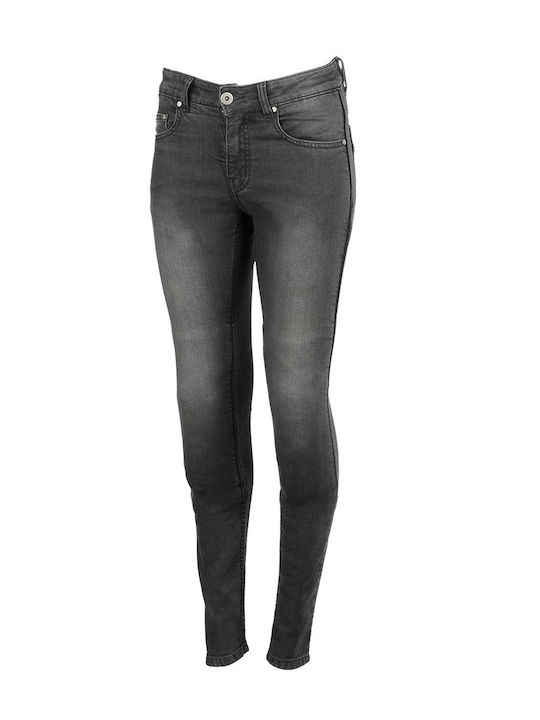 Γυναικείο Παντελόνι Μηχανής Seca Athena Slim Fit Μαυρο