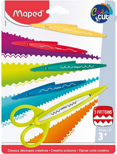 Maped Scissors Creacut 13 Cm 5 Replacement Blades 601006 3154146010069 Nibs Red