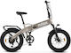 Nilox 20" Gray Foldable Electric Racing Bicycle