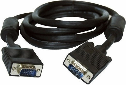 Кабел VGA мъжки - VGA мъжки Черен 3м (VGASH70233)
