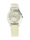 Club Watches Women's Watch with White Leather Strap