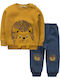 Kids Sweatpants Set Yellow 2pcs