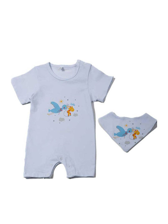 Evita Baby-Strampler Hellblau