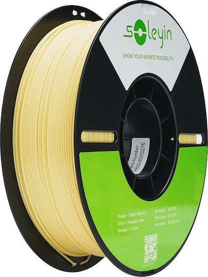 Creality3D Soleyin Ultra PLA 3D Printer Filament 1.75mm Pineapple Yellow 1kg