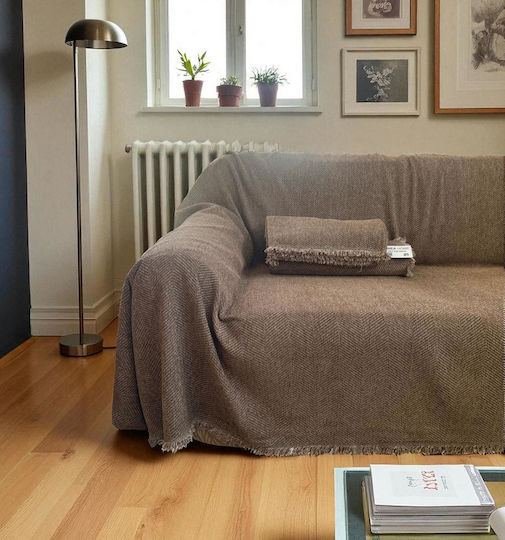 Linea Home Σετ Ριχτάρια 3τμχ Chenille Μόκα LH2025593-1