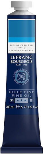 Lefranc Bourgeois Oil Colour 065 Cerulean Blue Hue 200ml