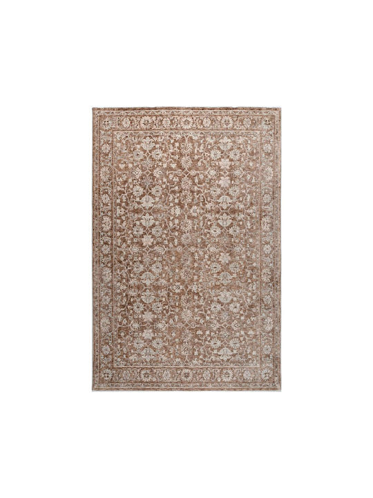 Polcarpet Lyra Covor Rectangular cu franjuri Maro