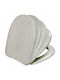 EVIOP Bakelite Soft Close Toilet Seat White 35cm
