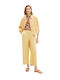 Women's Fabric Trousers Yellow