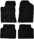 Custopol Set Black Car Mats Toy35c Toyota Avensis Ii Sedan T25 – 4 Pieces