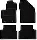 Custopol Set Gray Car Mats Toy10s Toyota Auris E15 – 4 Pieces