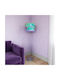 Oxygen Kaffe Fasset Floor Lamp with Socket for Bulb E27 Purple