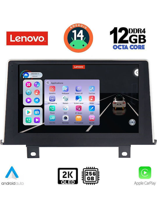 Lenovo Car Audio System for BMW Series 1 / X1 / X3 / X4 2011-2016 (Bluetooth/USB/WiFi/GPS/Apple-Carplay/Android-Auto) with Touch Screen 9"