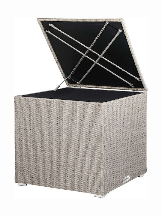 Casaria Outdoor Storage Box 318lt Ecru L75xW75xH70cm