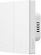 Sonoff Zbm52c80w Comutator De Perete Tactil Wi-Fi Dublu Cu Rama Albă