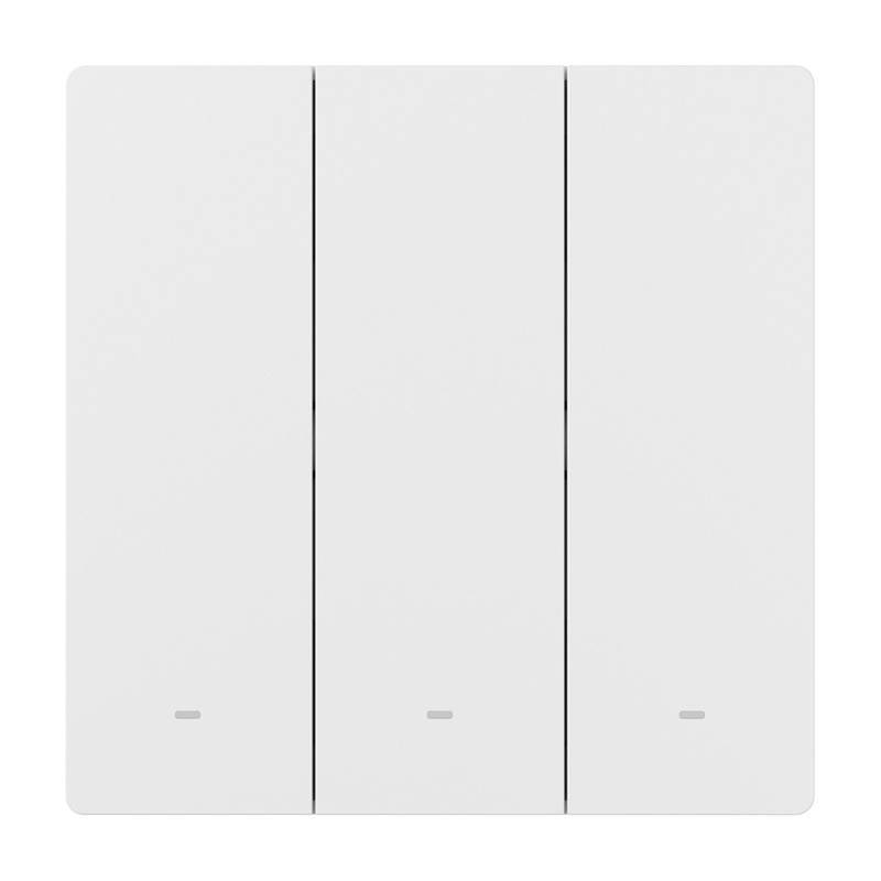Sonoff Zbm53c86w Διακόπτης Τοίχου Αφής Wi-Fi Τριπλός με Πλαίσιο Λευκός (ZBM5-3C-86W)