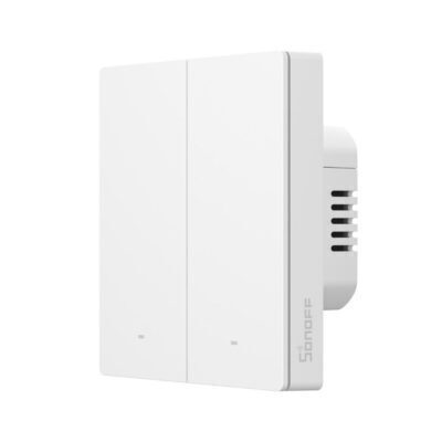 Sonoff Zbm52c86w Διακόπτης Τοίχου Wi-Fi Διπλός με Πλαίσιο Λευκός