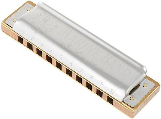 Hohner Harmonica Marine Band 1896 Classic Key of E (Mi) Major