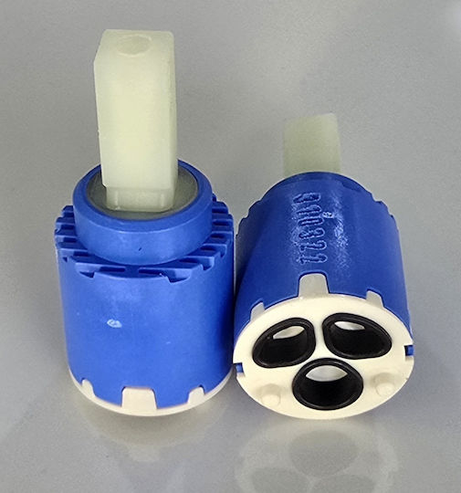 Mechanism K25m Φ25 2 Pins Slots Ceramic Mixer Battery Lever 9x9 H52