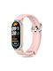 Tech-Protect ICONBAND Armband Silikon Rosa (Smart Band 8 / Smart Band 9 / Smart Band 10)