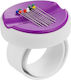 Flexible Bracelet Magnetic Pillow Babysnap Pins In Violet Color