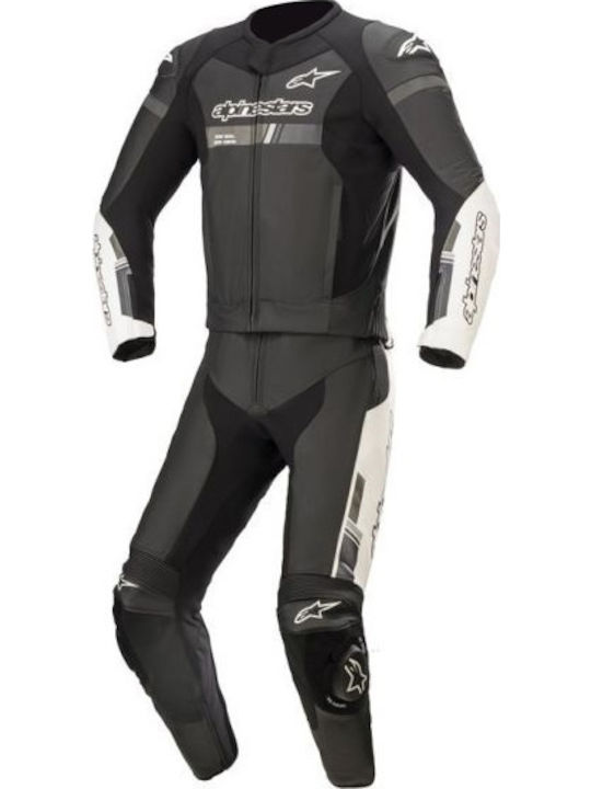 Δερμάτινη Στολή Αναβάτη Alpinestars Gp Force V2 2pc Black White