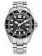 Citizen Men's Watch Battery with Silver Metal Bracelet