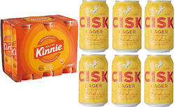 Kinnie Lager Φιάλη 6x330ml