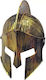 Kokoracostume Karnevalsaccessoires Ritter-Helm Bronze