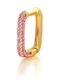 Atofio Kosmima Earrings made of Silver Gold Plated