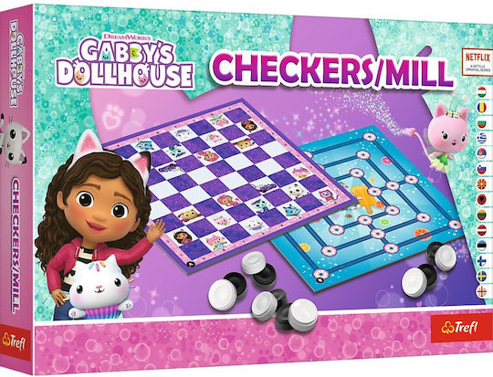 Joc de Societate Gabby's Dollhouse pentru 2 Jucători 5+ Ani (EN) Trefl