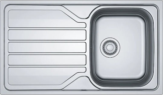 Franke Flash Drop-In Kitchen Sink Inox 78x50cm Silver