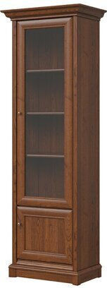 Vendore 118 Bodenstehend Wohnzimmer Vitrine aus Spanplatte mit Glas Brown 71x43x205cm Vendore 118 Bodenstehend Wohnzimmer Vitrine aus Spanplatte mit Glas Brown 71x43x205cm