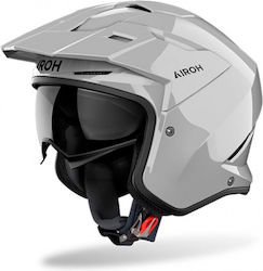 Airoh Kombakt Jet with Sun Visor ECE 22.06 Concrete Grey Gloss