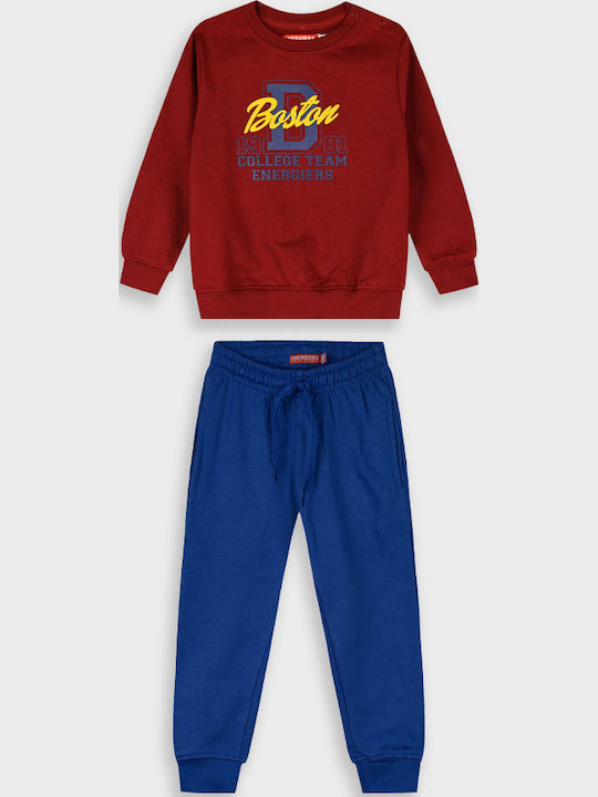 Energiers Kids Sweatpants Set Blue