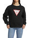 Long Women's Sweatshirt Black W4YQ00KC811 JBLK