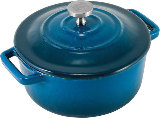 Tiefer Topf aus Gusseisen 13cm