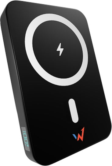 Wonder WX10DMAG MagSafe Power Bank 10000mAh mit 2 USB-C Anschlüssen Schwarz