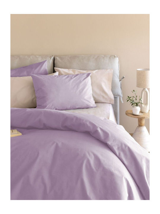 Palamaiki Etoile/2 Σεντόνι Διπλό 200x260εκ. Lilac