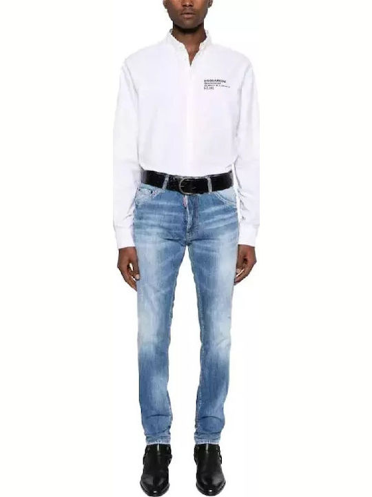 Long-sleeved Cotton Shirt White
