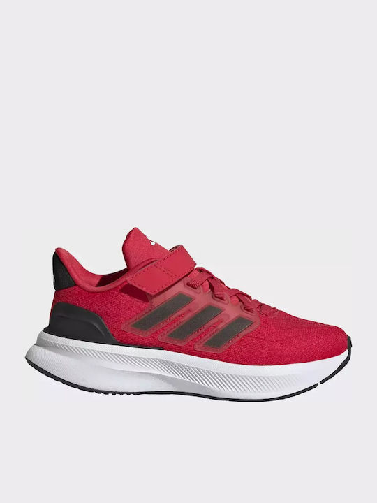 Ultrarun 5 El C Kids Sports Shoes Running with Hoop & Loop Closure Red