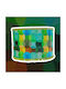 Oxygen Kids Single Ceiling Light E27 Green 35x20cm