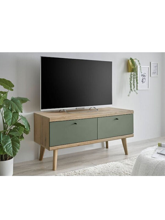 Έπιπλο Τηλεόρασης Deltali 102 Πράσινο Μ107xΠ40xΥ50cm